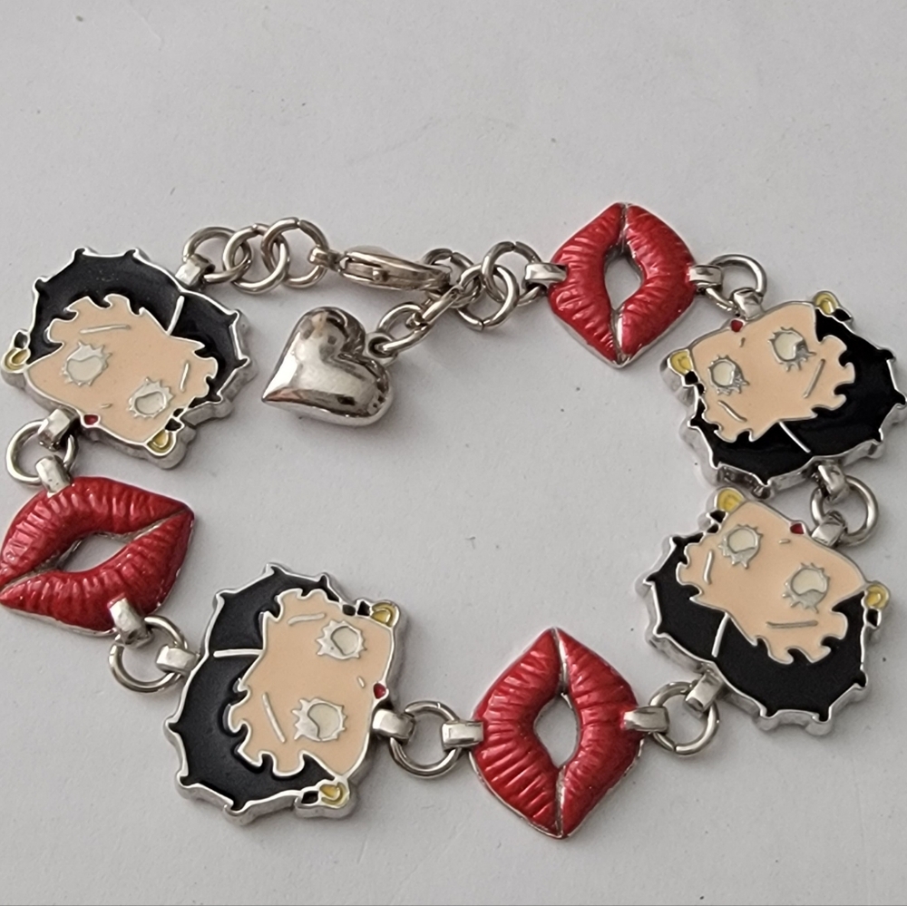 Betty Boop Enamel Bracelet